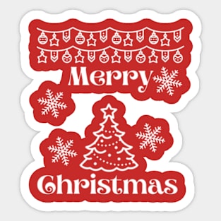 Merry Christmas Sticker